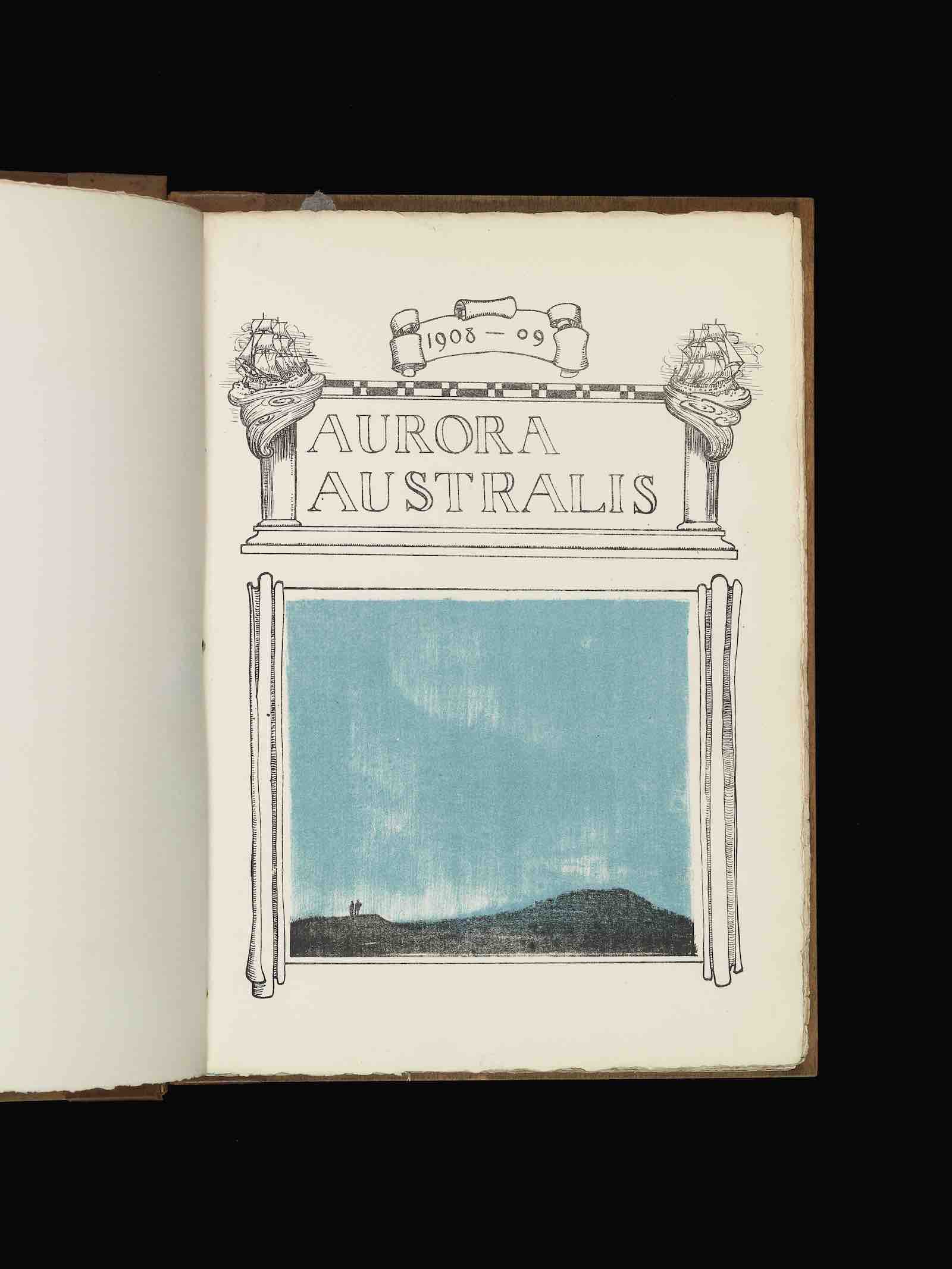 The Aurora Australis, produced by Ernest Shackleton's 1908 explorers in the Antarctic, now held at Sissinghurst Castle, Kent.