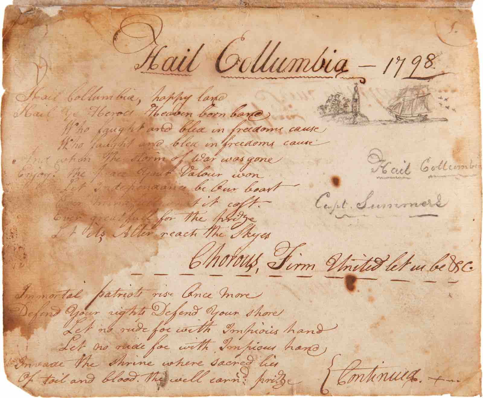 A collection of sea shanties