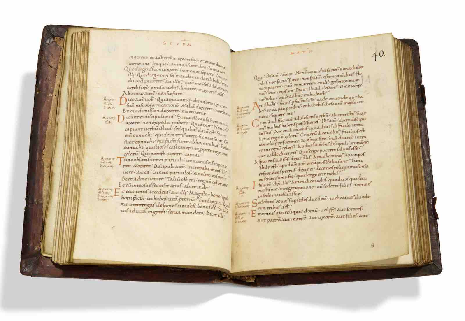 Pages from the gospels