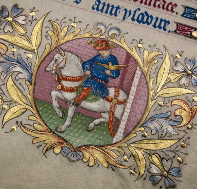 Detail from Master of the Paris Bartholomeus Anglicus Book of Hours