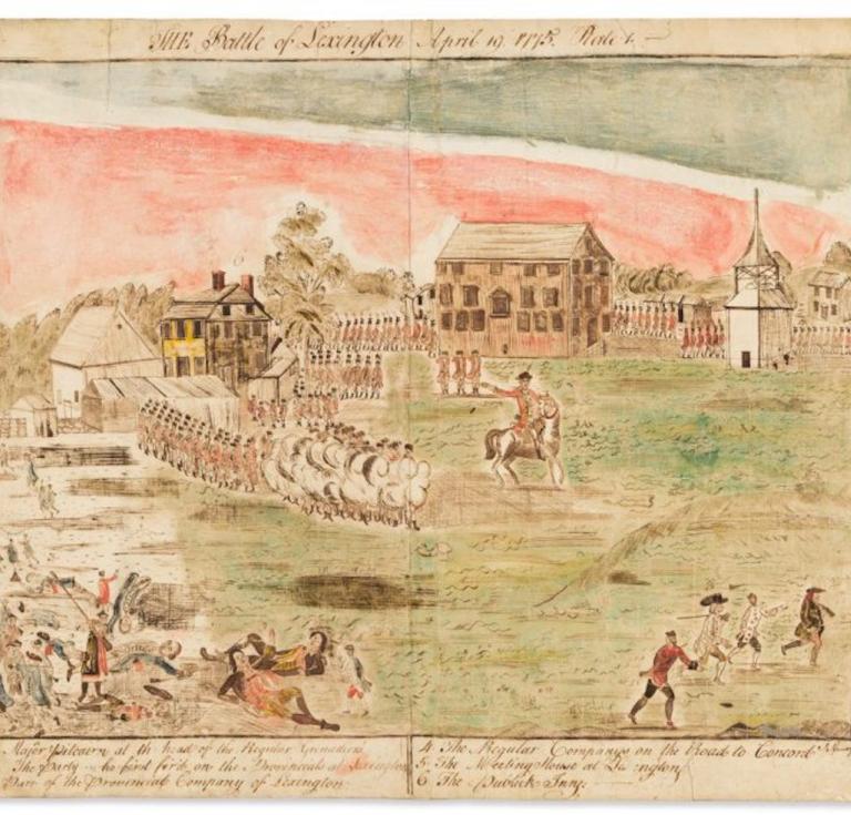 St. John Honeywood, Battles of Lexington and Concord