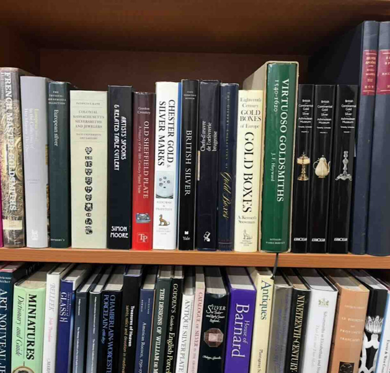 Part of Michael Baggott's personal library